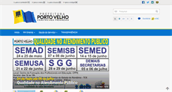 Desktop Screenshot of portalservidor.portovelho.ro.gov.br