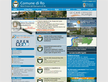 Tablet Screenshot of comune.ro.fe.it