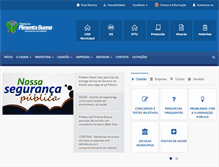 Tablet Screenshot of pimentabueno.ro.gov.br