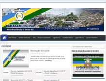 Tablet Screenshot of camaranbo.ro.gov.br