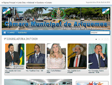 Tablet Screenshot of camaradeariquemes.ro.gov.br