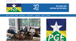 Desktop Screenshot of pge.ro.gov.br