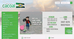 Desktop Screenshot of cacoal.ro.gov.br
