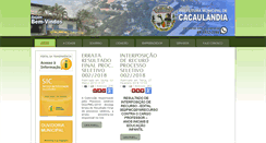 Desktop Screenshot of cacaulandia.ro.gov.br